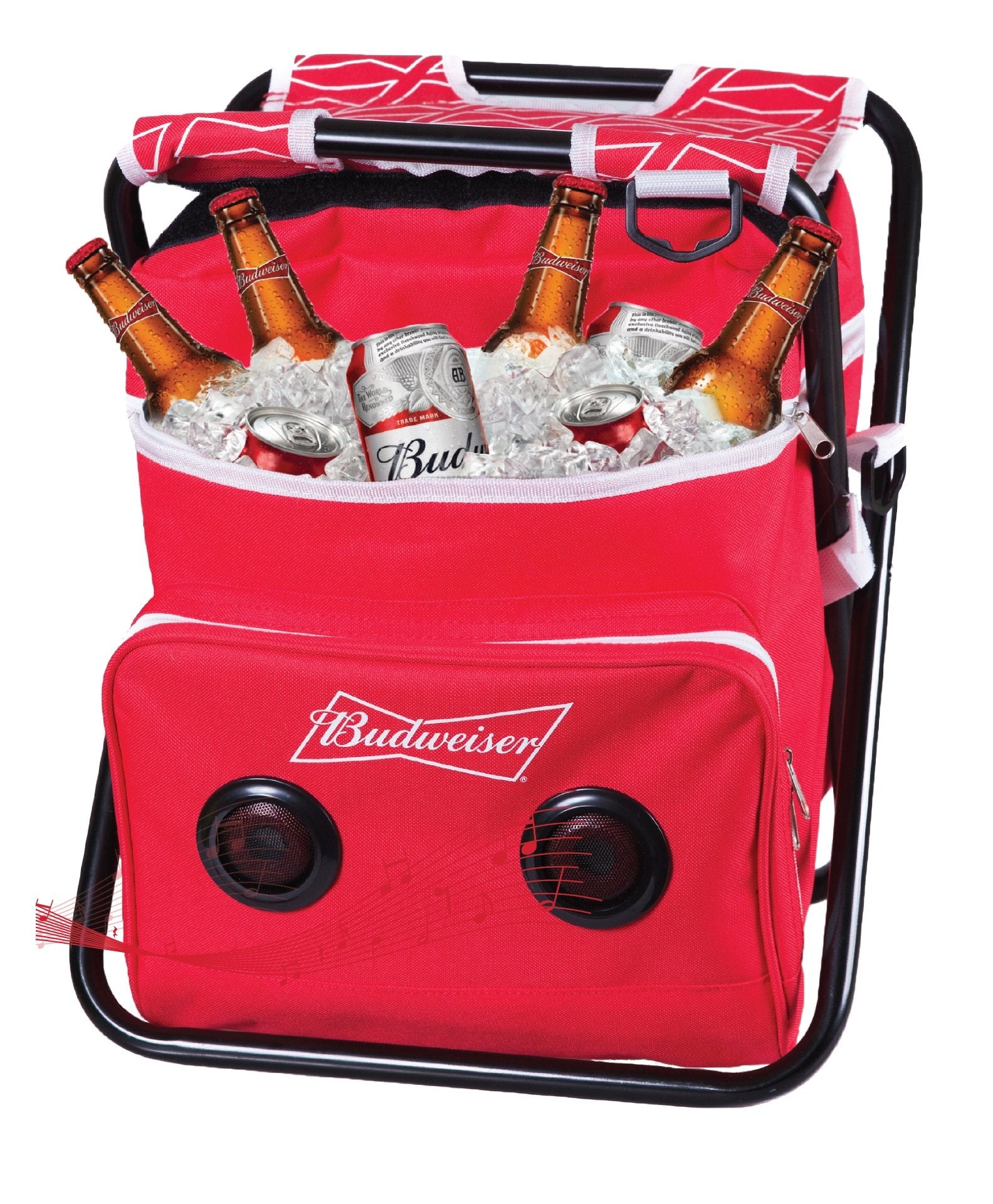 Budweiser Bluetooth Folding Chair w/ Cooler & Speaker – Bud