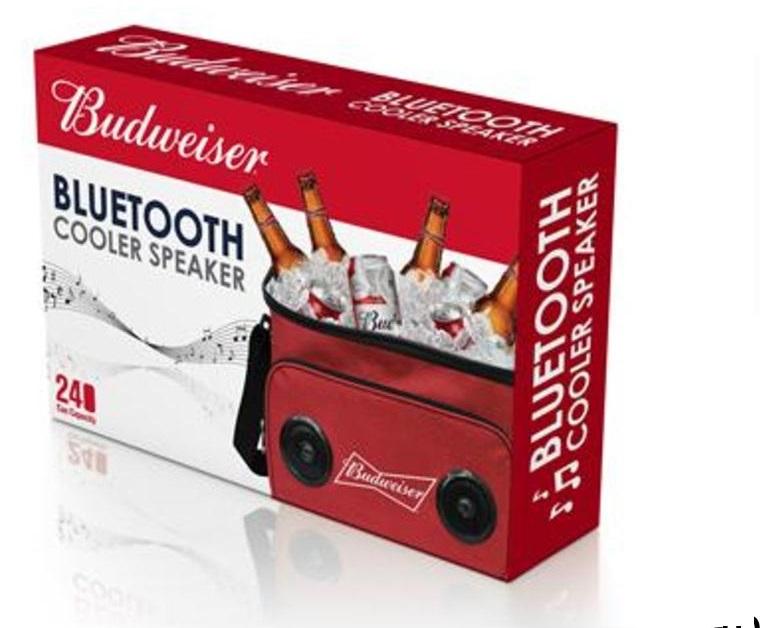 Budweiser Soft Can Shape Speaker Backpack Cooler Bluetooth Portable Travel  Cooler with Built in Speaker Wireless Speaker Cool Ice Pack Cold Beer